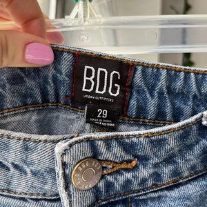 BDG Lisa High-Rise Tapered Wide Leg Jean - Tinted Denim